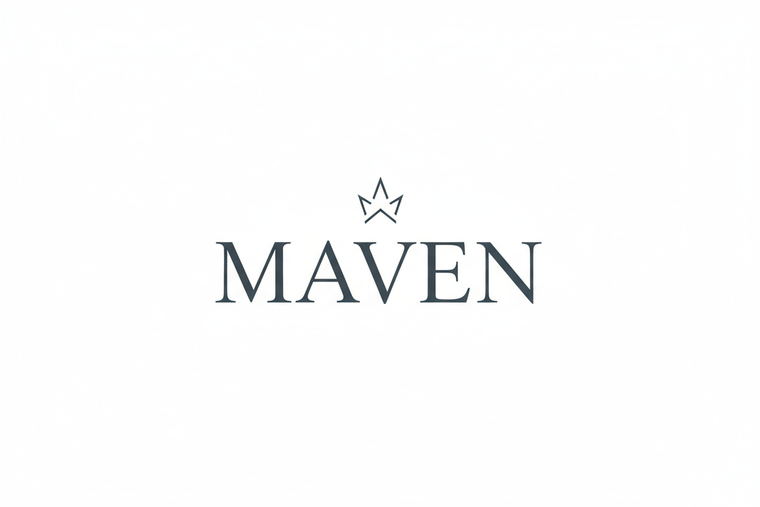 Just make me simple logo for my store "Maven"